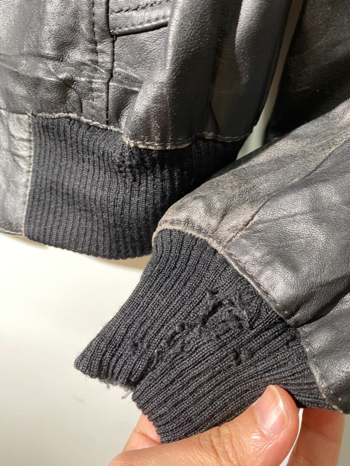 essebi 리얼 레더 자켓 상품이미지6