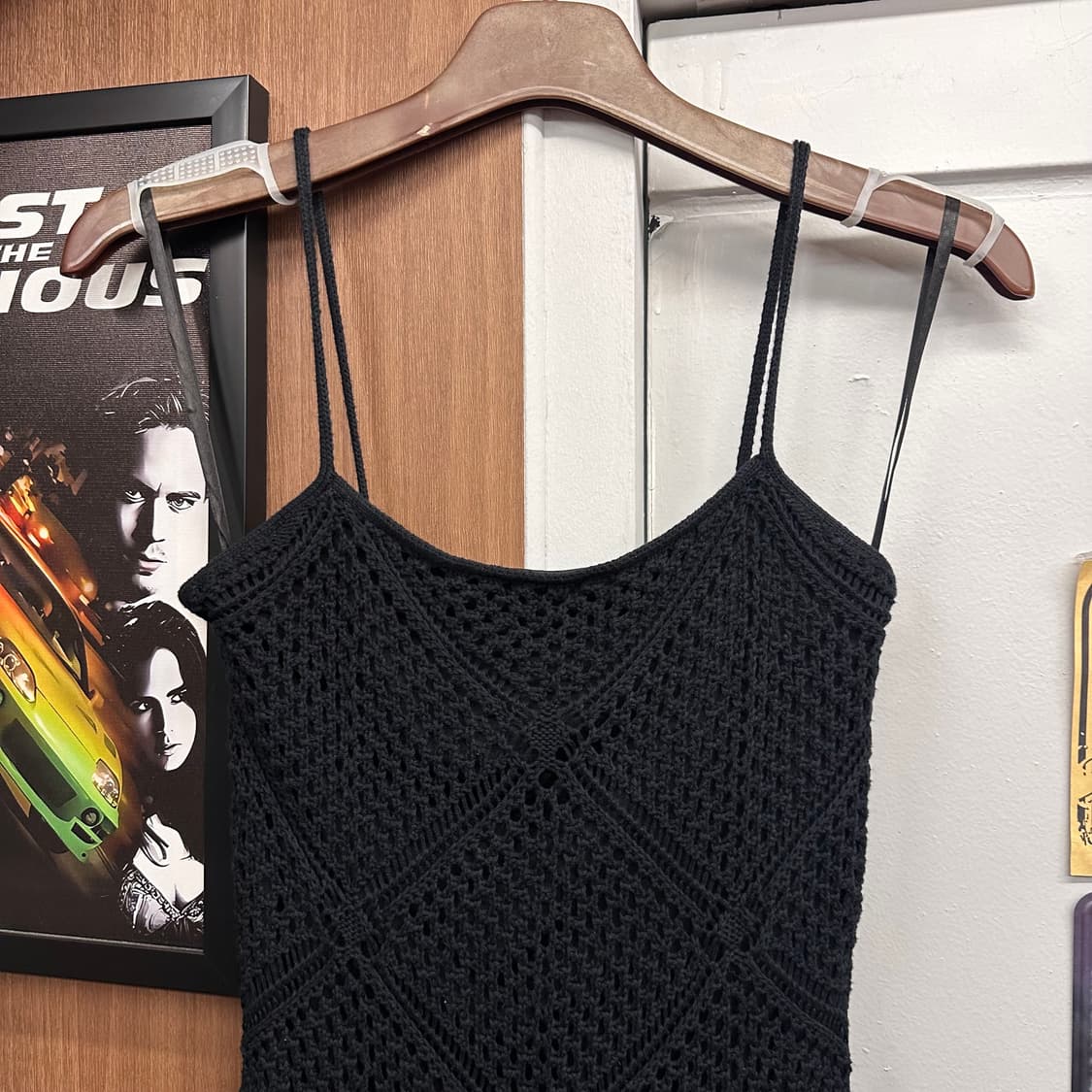 Abercrombie, Black Knit Tassel Dress  상품이미지3