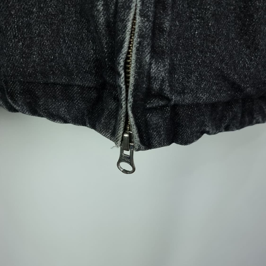 [엘엠씨] 오버핏 흑청 블랙 데님 워크 자켓 M20125 상품이미지7
