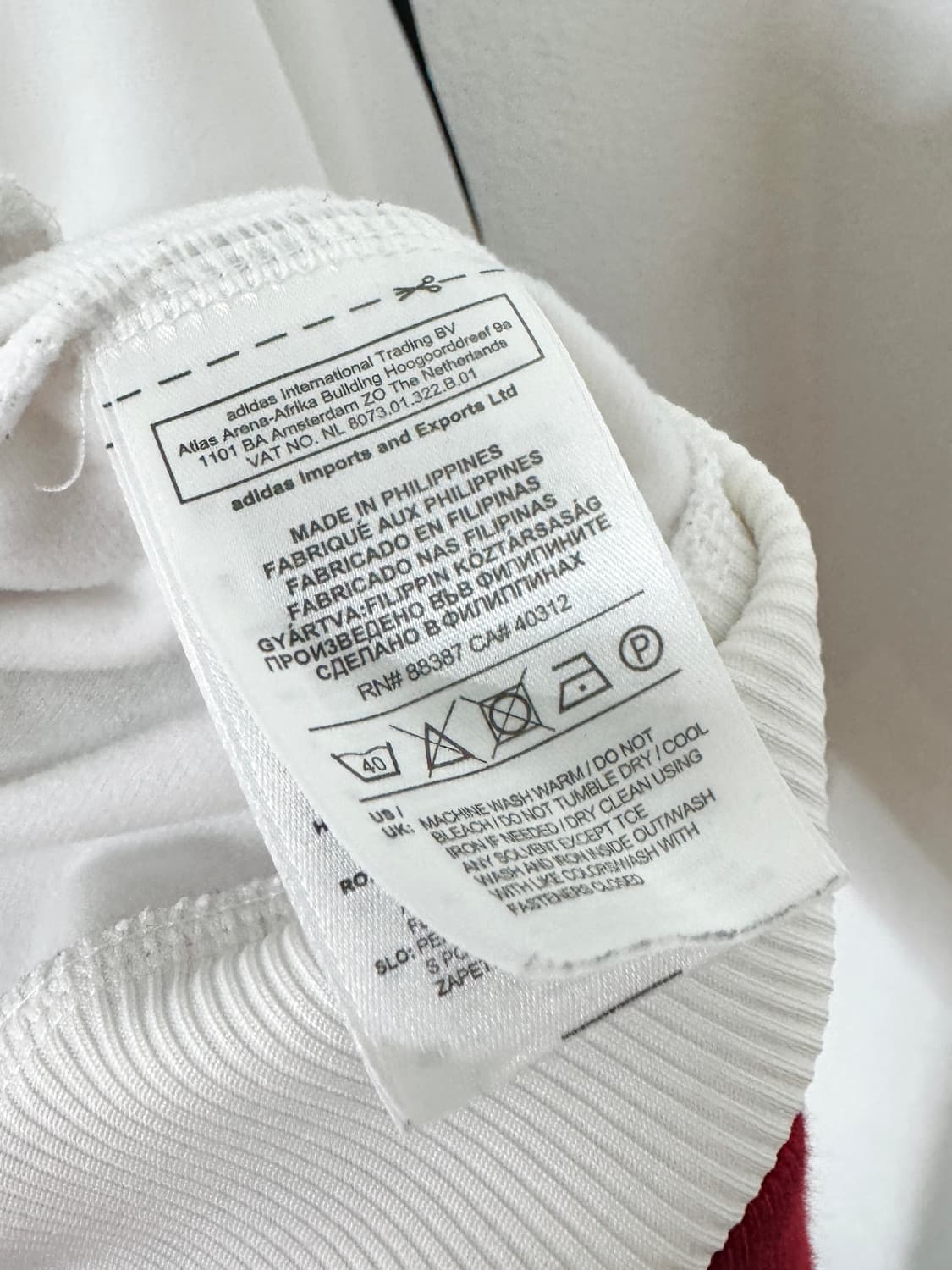 아디다스 파이어버드 져지 화이트 상품이미지5