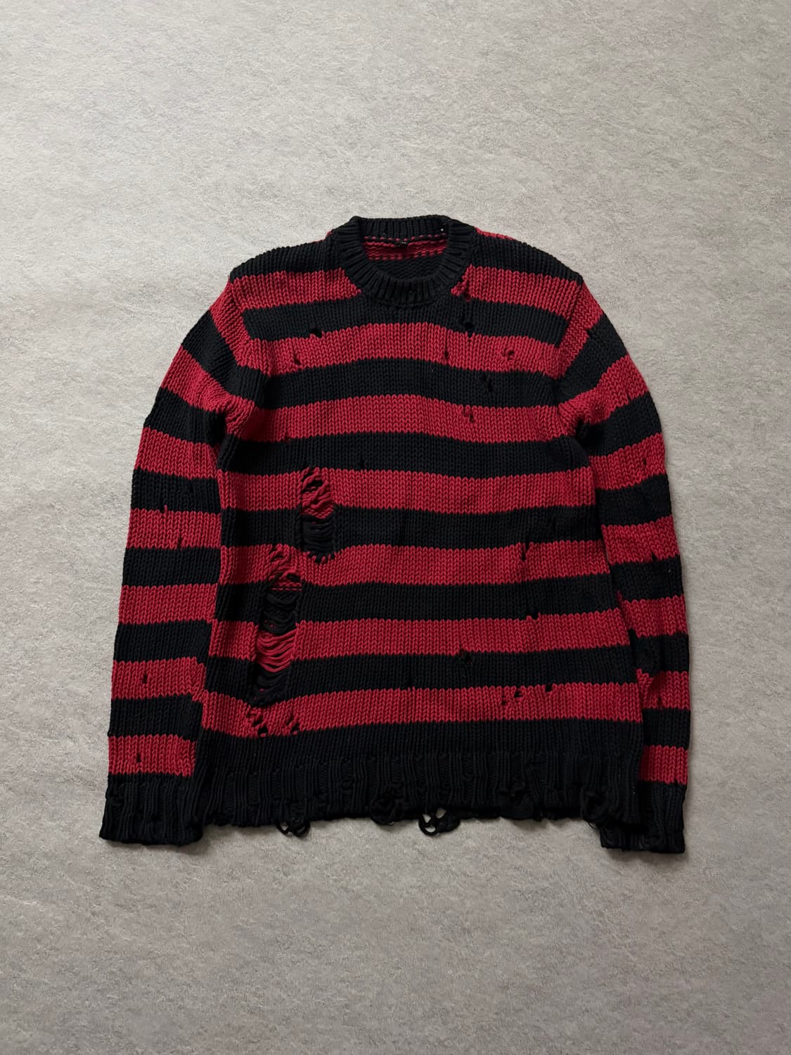 R13 알써틴 디스트로이드 니트 상품이미지1