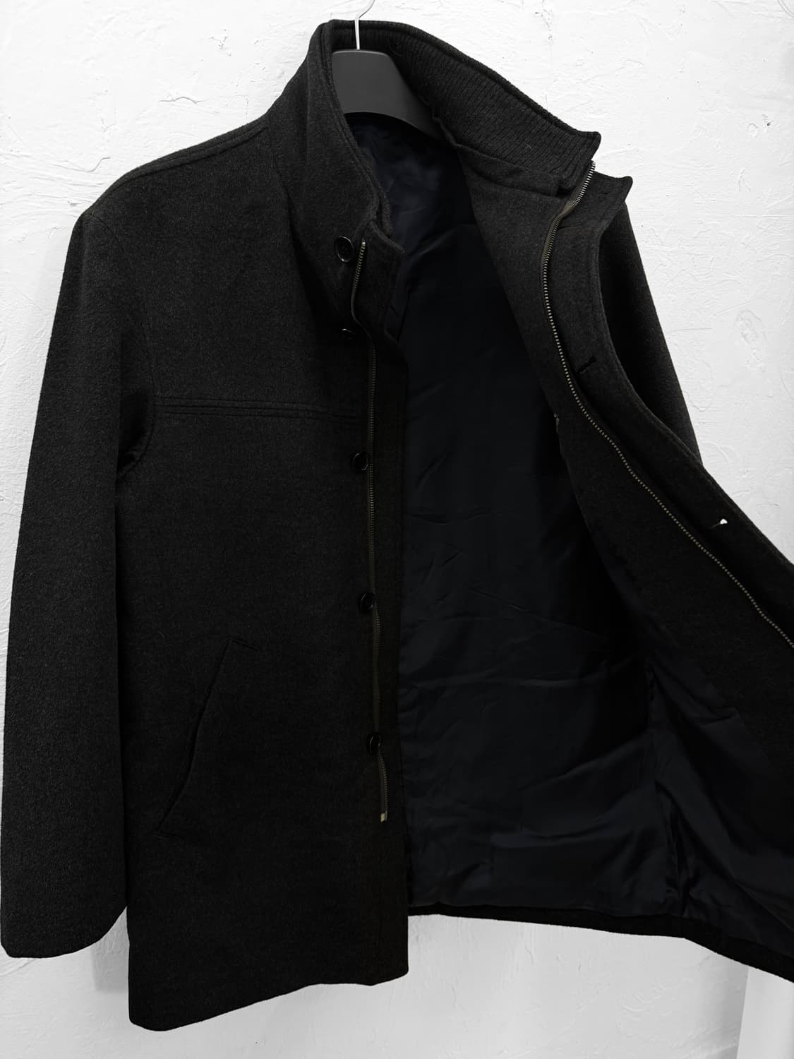 kansai yamamoto 캐시미어 울 하프 코트 상품이미지4