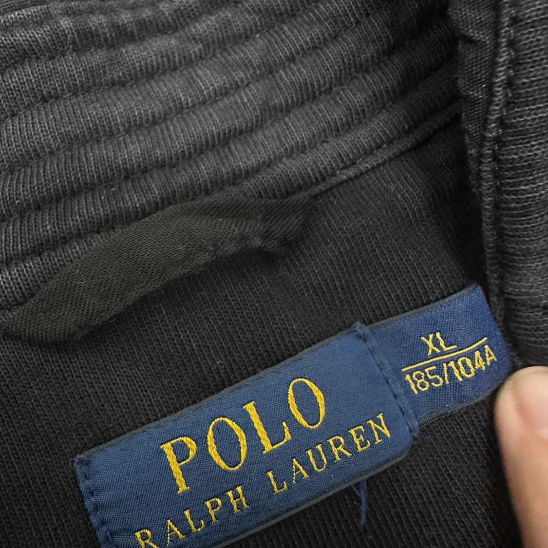 POLO 폴로 랄프로렌 퀄팅 바이커 라이더 자켓 블랙 XL 상품이미지4