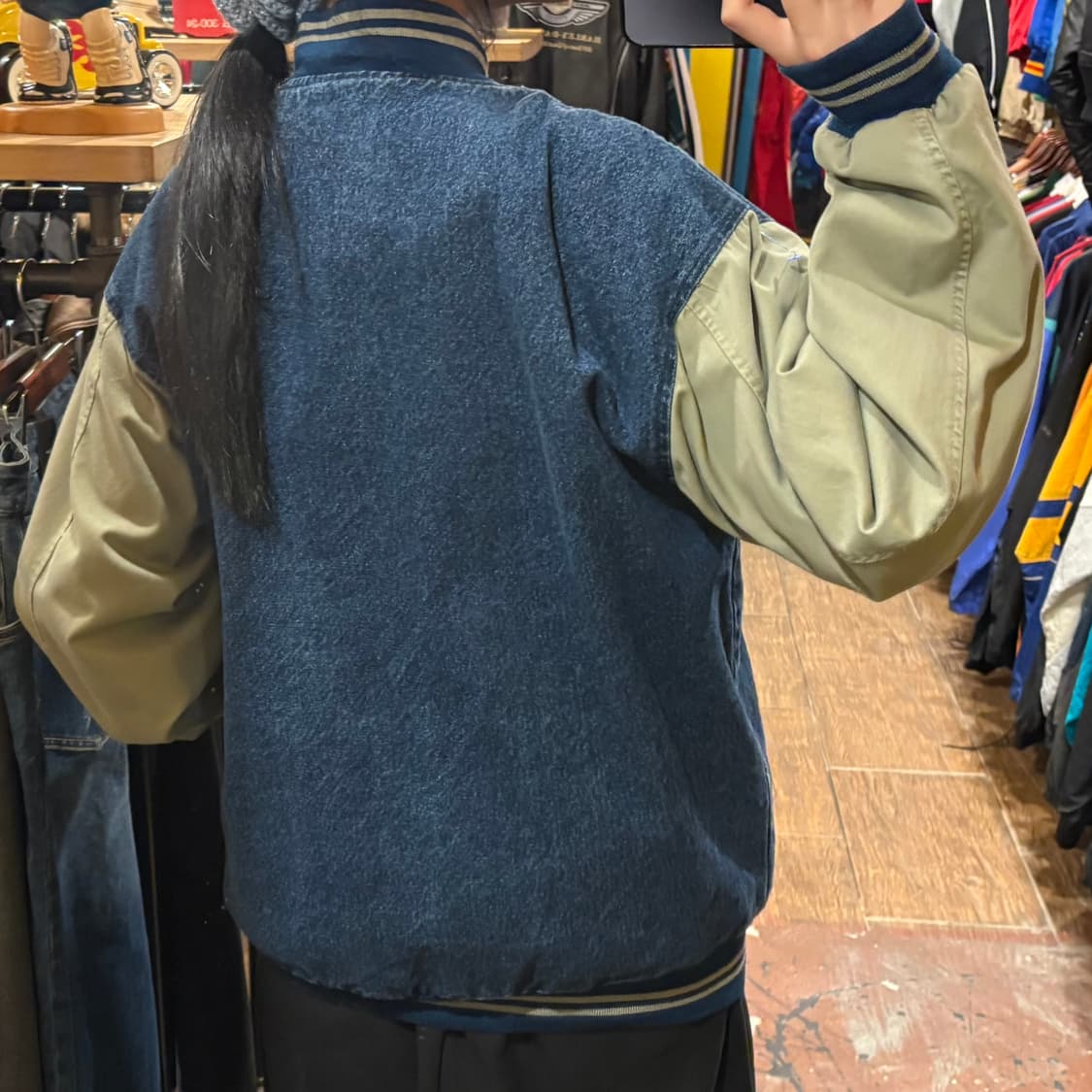 [HI] VTG 데님바시티자켓 중청 상품이미지5