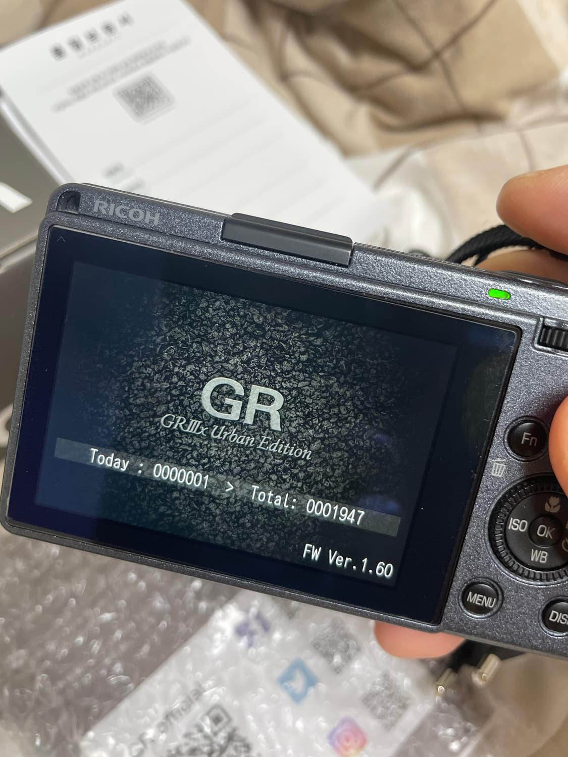 리코gr3x어반에디션 판매합니다 상품이미지2