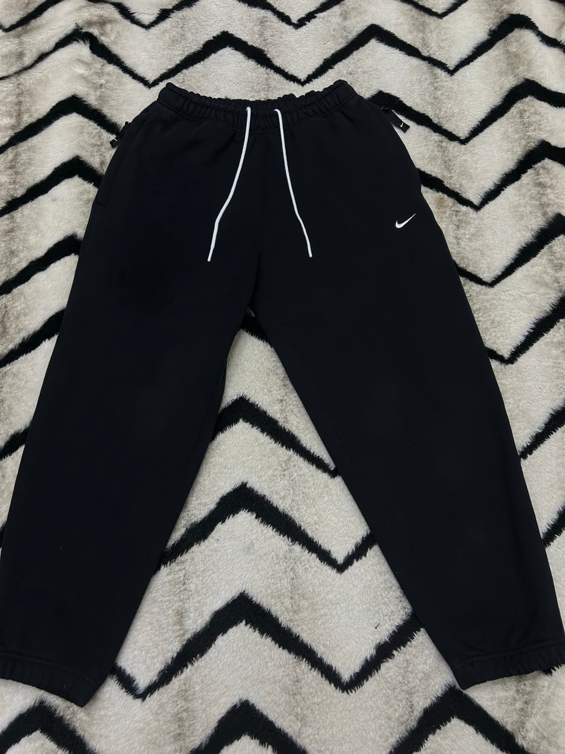 [S]나이키 솔로 스우시 플리스 조거 팬츠/블랙/기모 상품이미지4