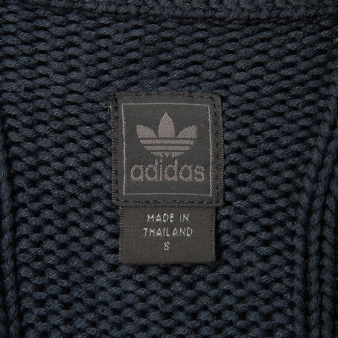[103] 00s 아디다스 오리지널스 월계수 로고 케이블 니트 네이비  상품이미지4