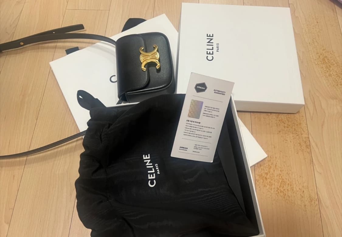 셀린느 트리오페 클로드 미니 블랙 상품이미지4