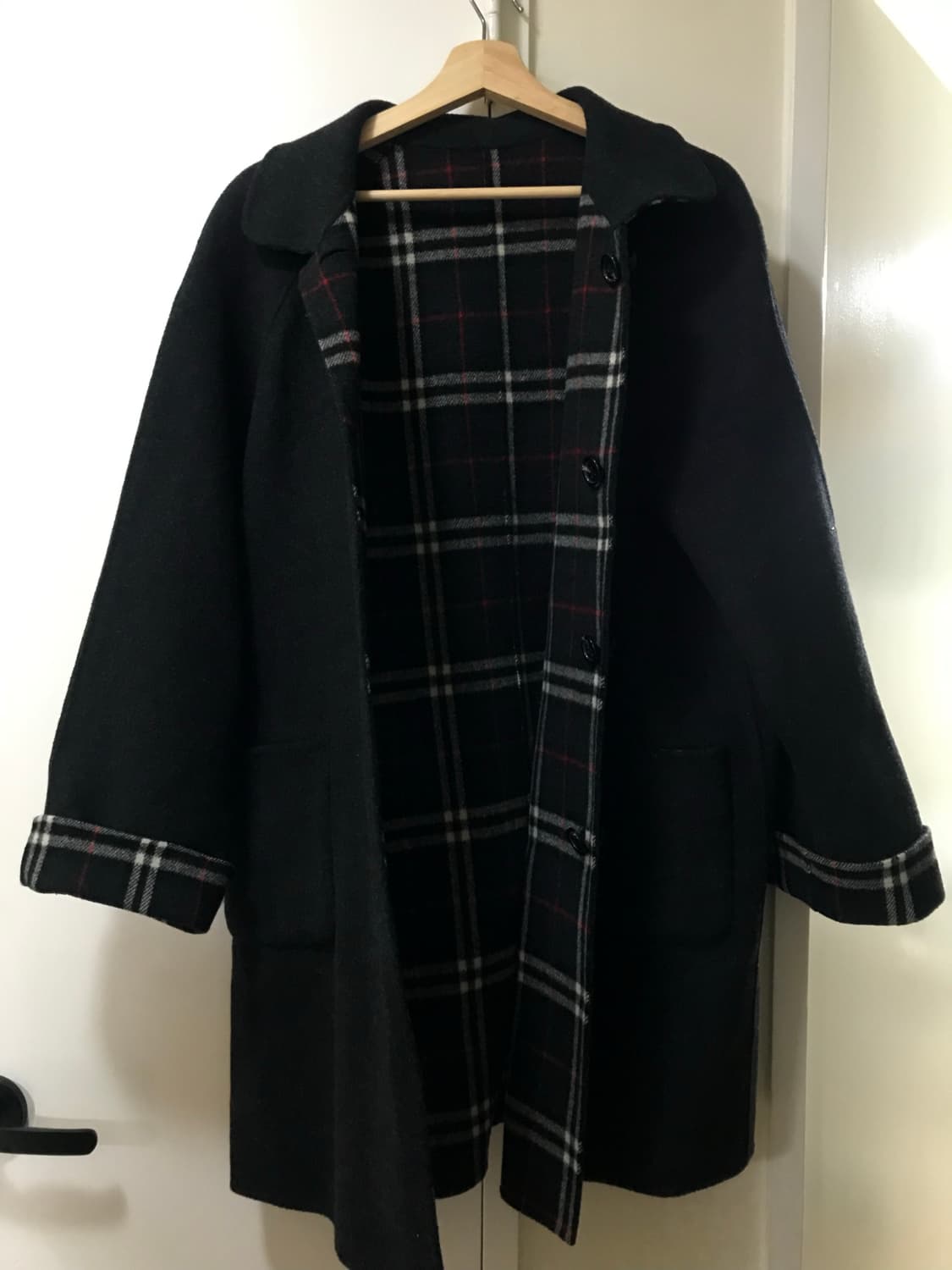 일본 빈티지 리버시블 코트 상품이미지1