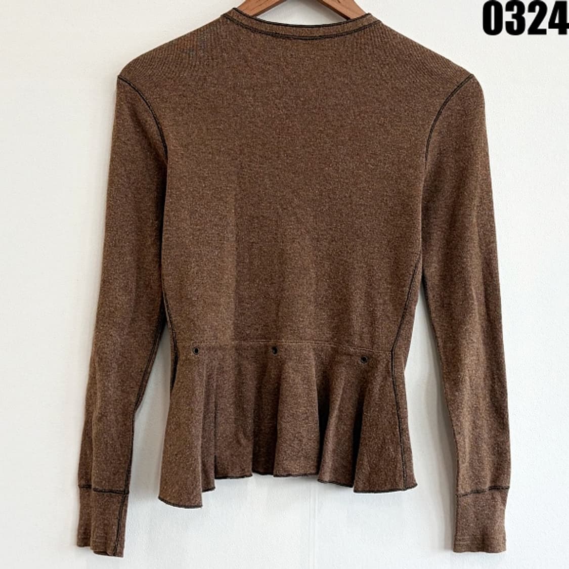 폴로 랄프로렌 브라운 컬러 버튼 니트 가디건 S 0324 상품이미지8