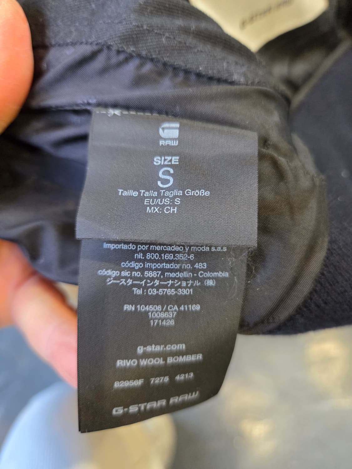 G-STAR RAW 블랙 봄버 자켓(S)디피용/택없음 상품이미지6