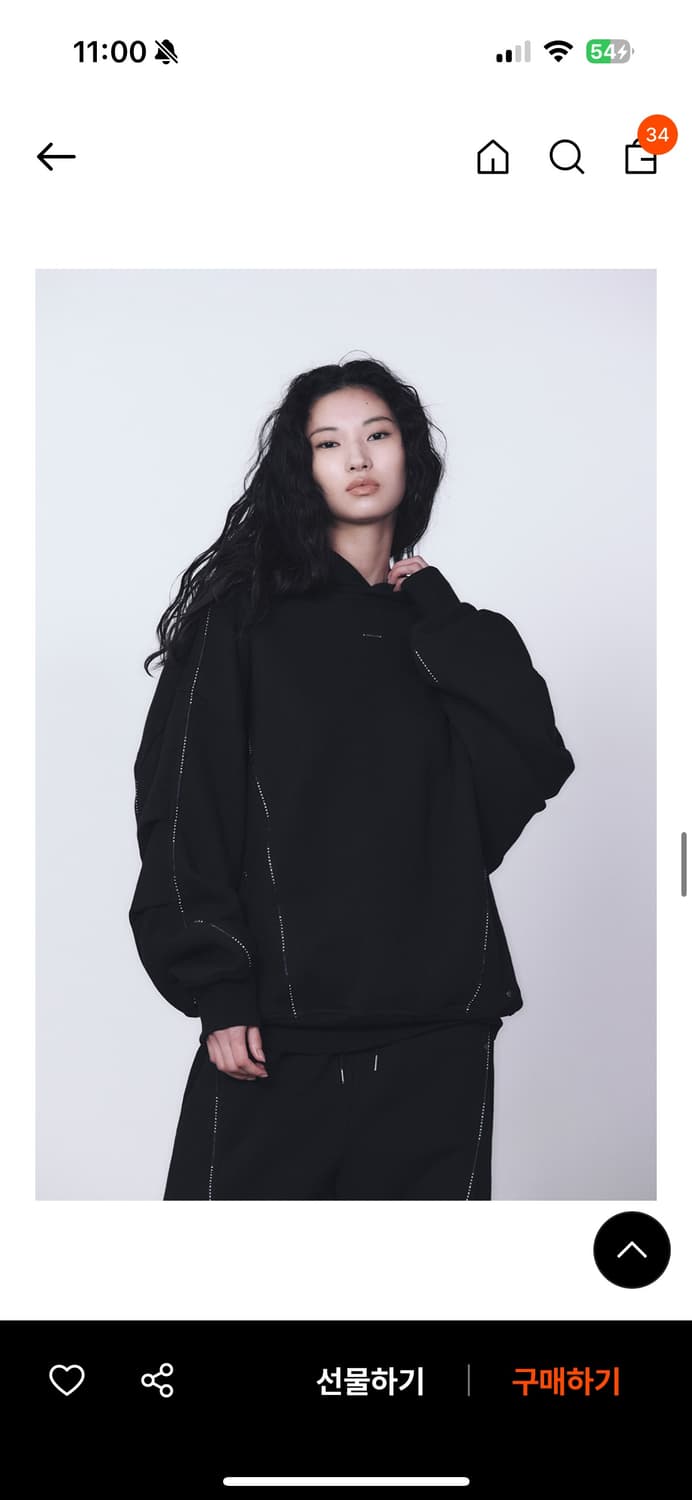 (세트,셋업) 트리밍버드 piping 후드티 스웻팬츠 트레이닝복 상품이미지5