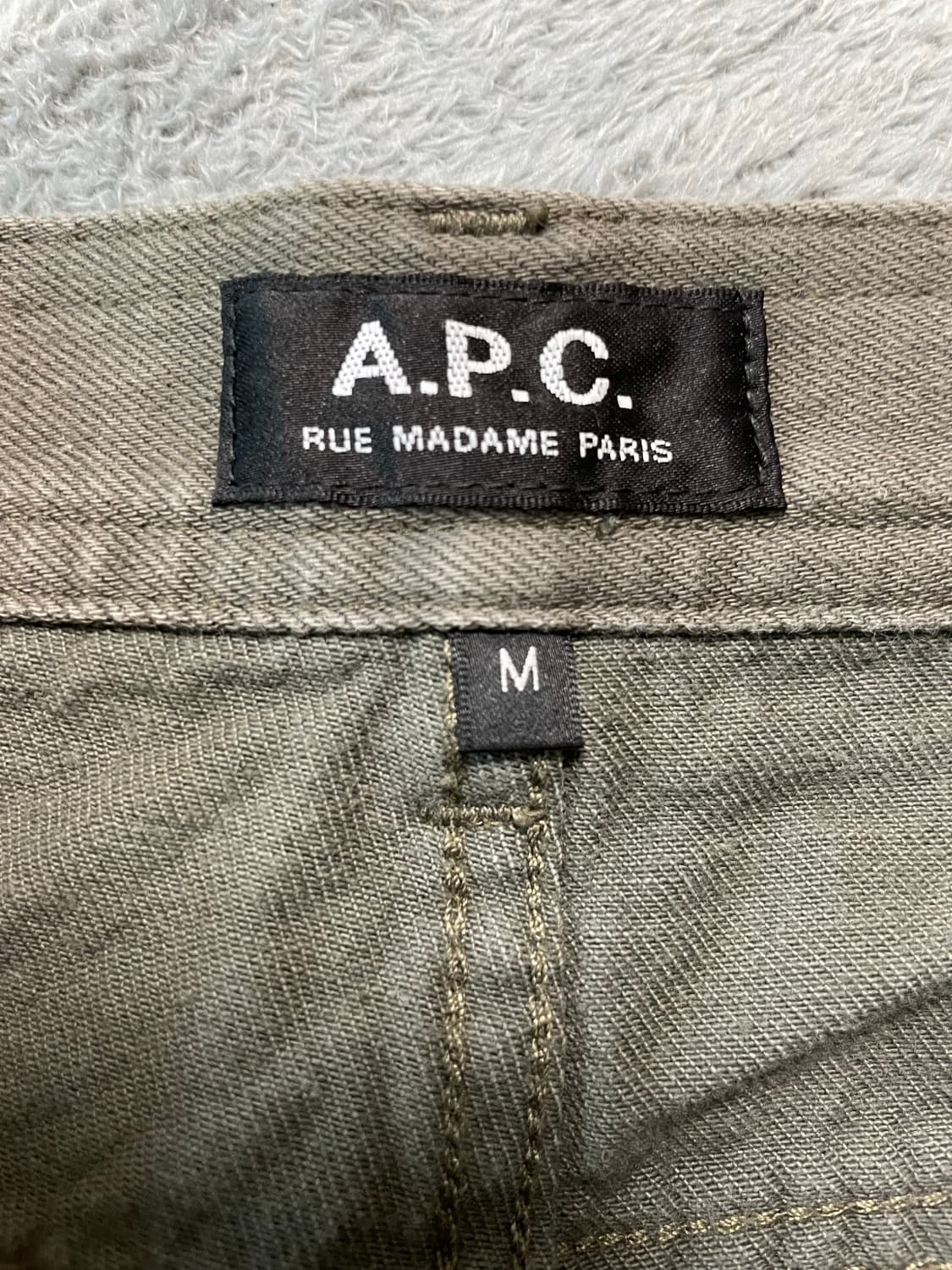 A.P.C. 올리브 데님 반바지 M 32 사이즈 상품이미지3