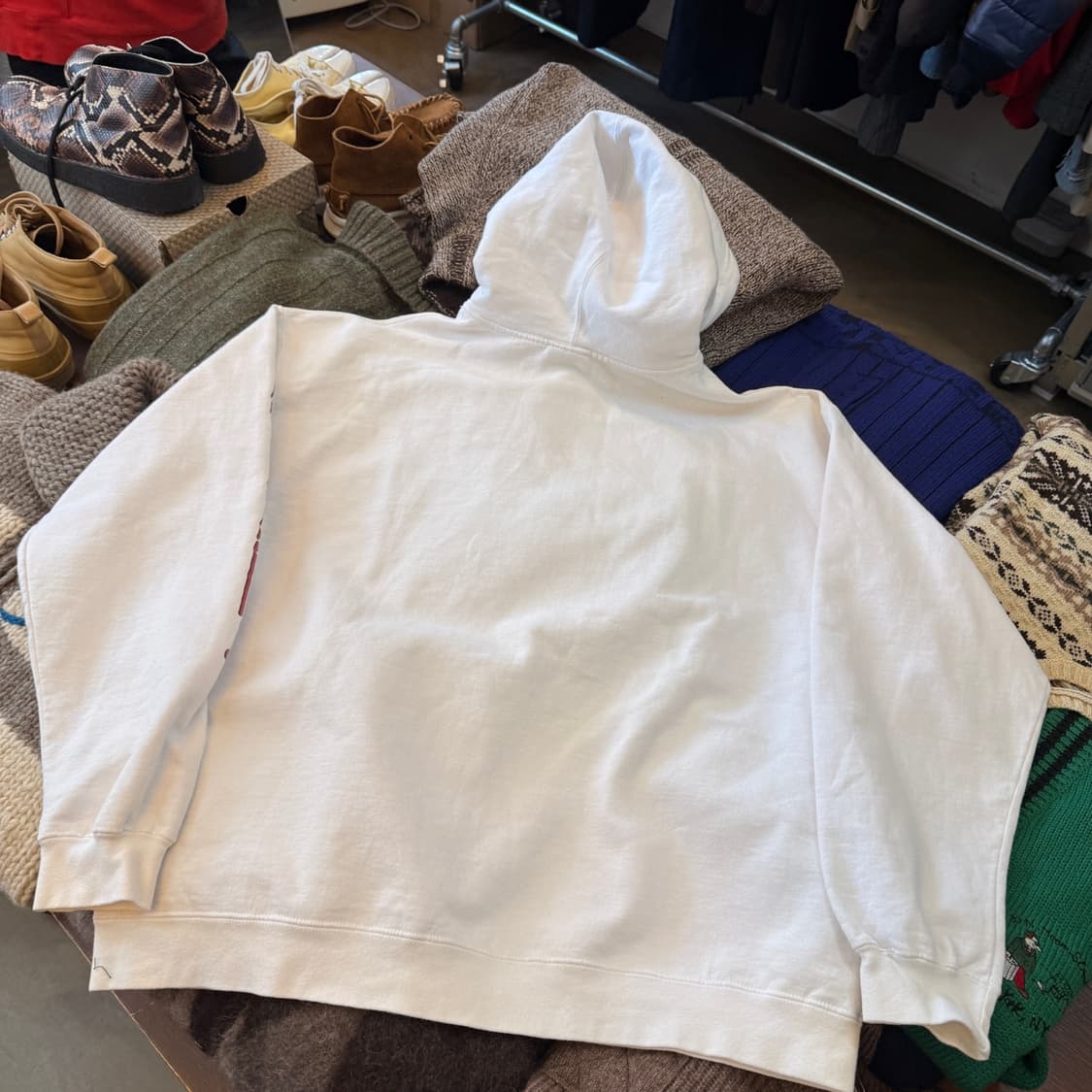 90S 오클리 써클로고 암로고 L XL 후드티 MADE IN CANADA 상품이미지6