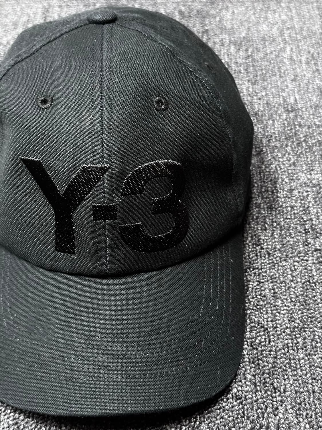Y-3 요지야마모토 아디다스 캡 블랙 상품이미지2