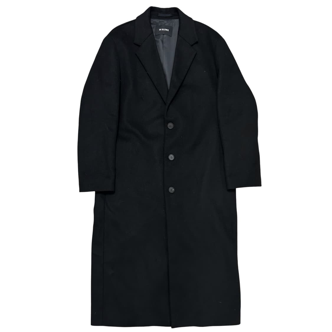 인사일런스 울 캐시미어 싱글 코트(L) 상품이미지1