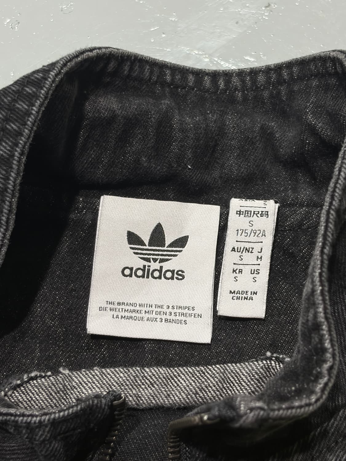 아디다스(adidas) 아딜레늄 시즌 2 모토 데님 자켓 블랙 상품이미지6