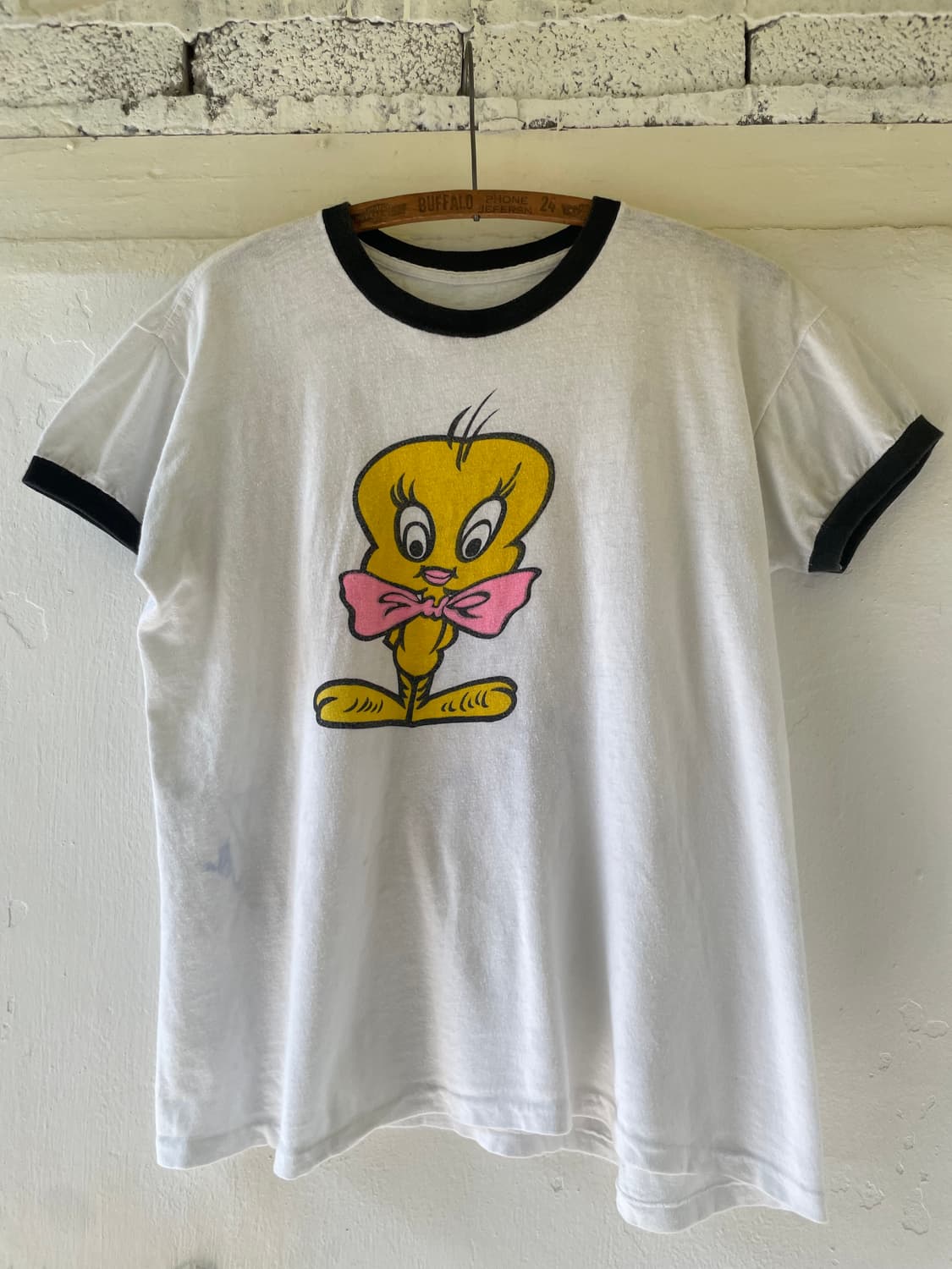 1980–90's Vintage Tweety Ringer T-shirt  상품이미지1