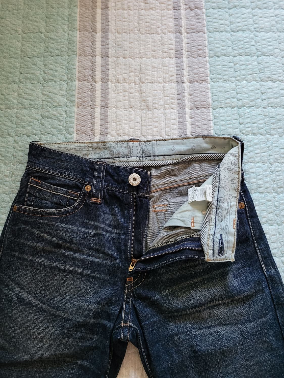 리바이스 Levi's EH505 유럽헤리티지 슬림스트레이트 워싱진 30 상품이미지2