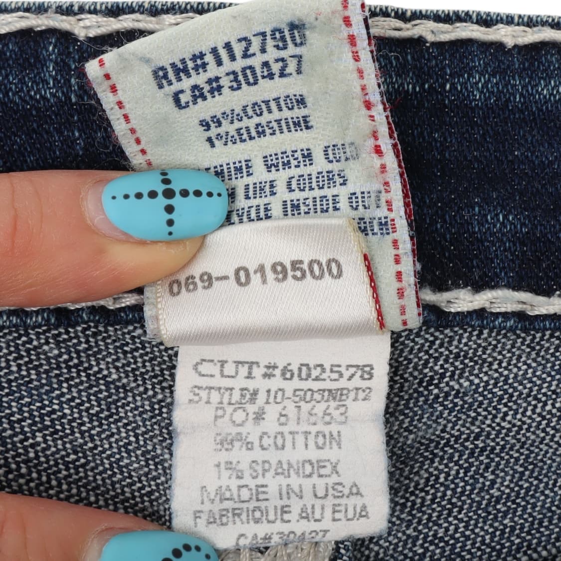 트루릴리젼 조이 수퍼 T 로우라이즈 데님팬츠 상품이미지9