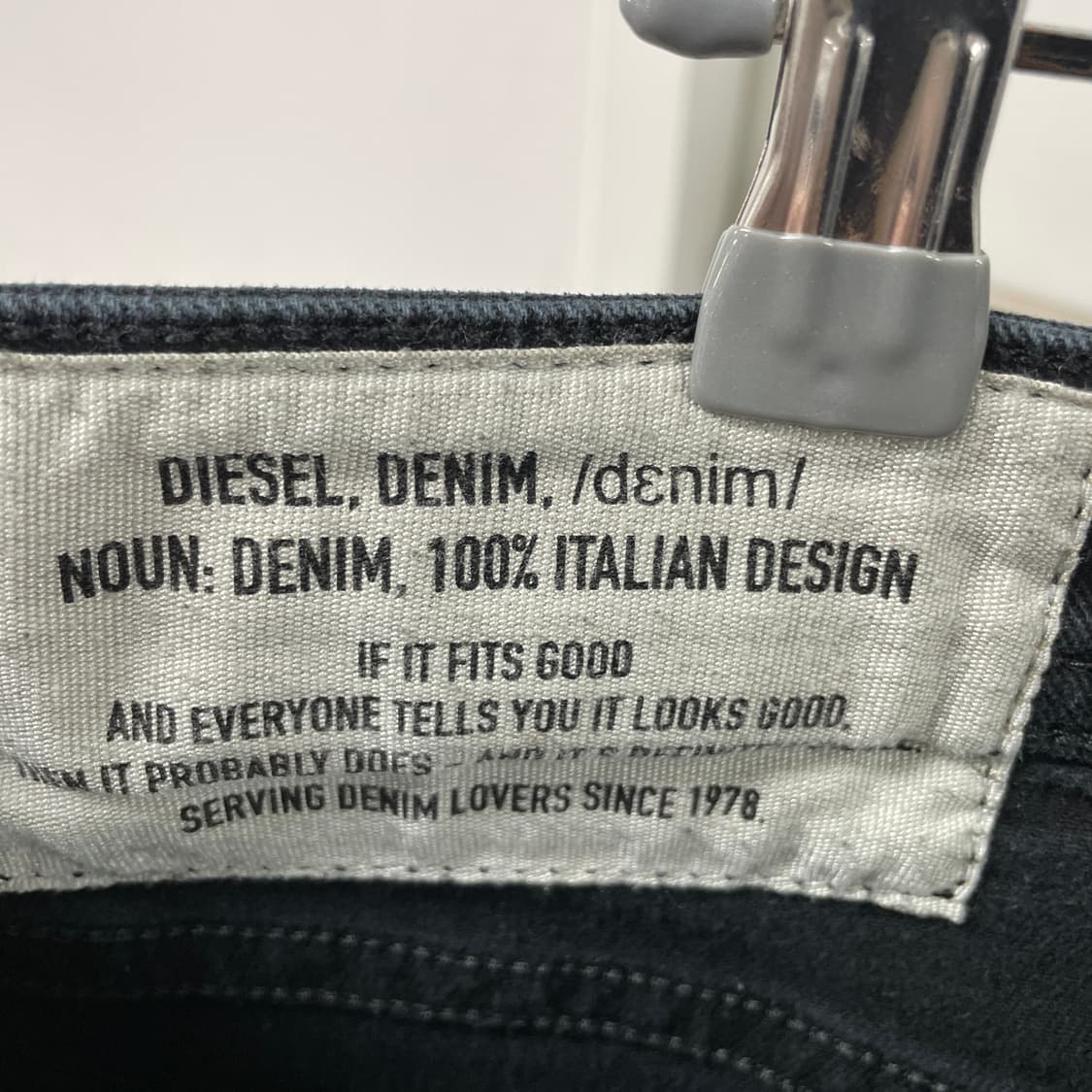 디젤 블랙 데님 팬츠 W36 L32 상품이미지7