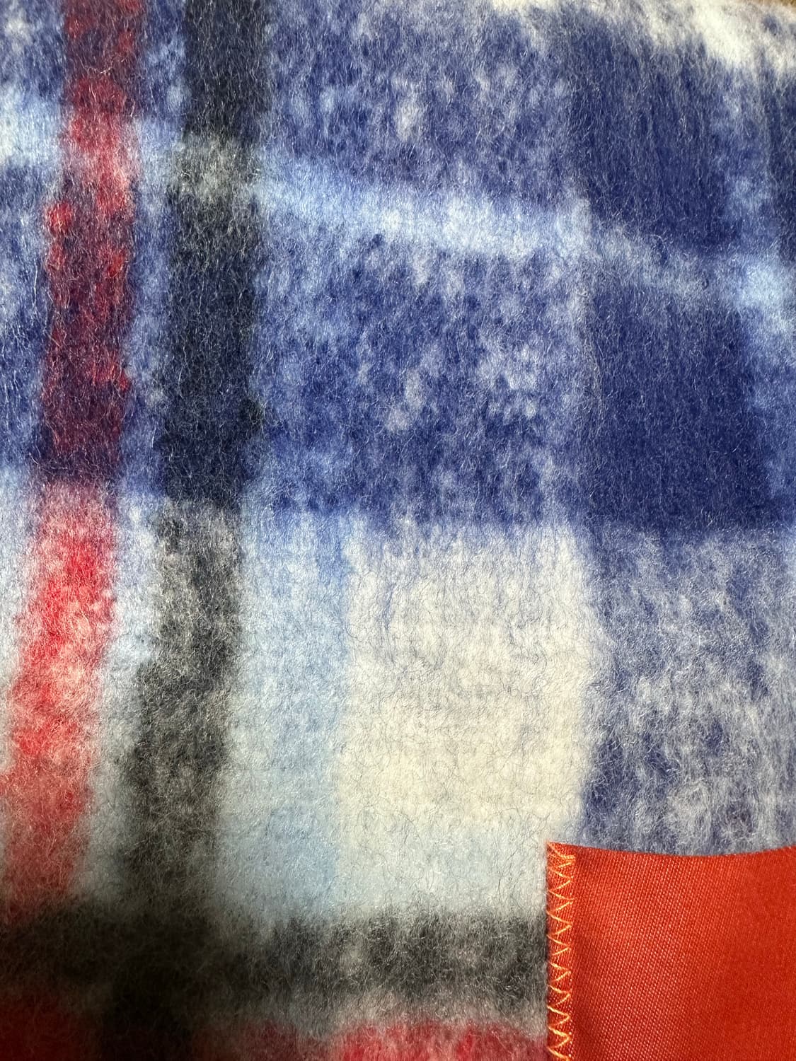 비비안웨스트우드 체크 알파카모헤어울머플러 남여공용 상품이미지2