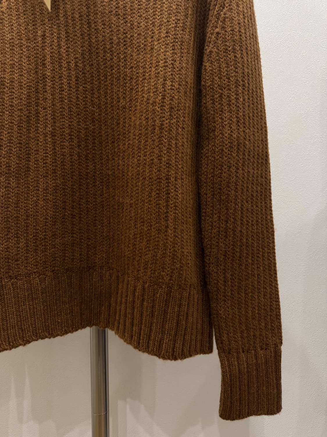 Bed j.w. Ford 21AW 하이넥 사선지퍼 스웨터 상품이미지3