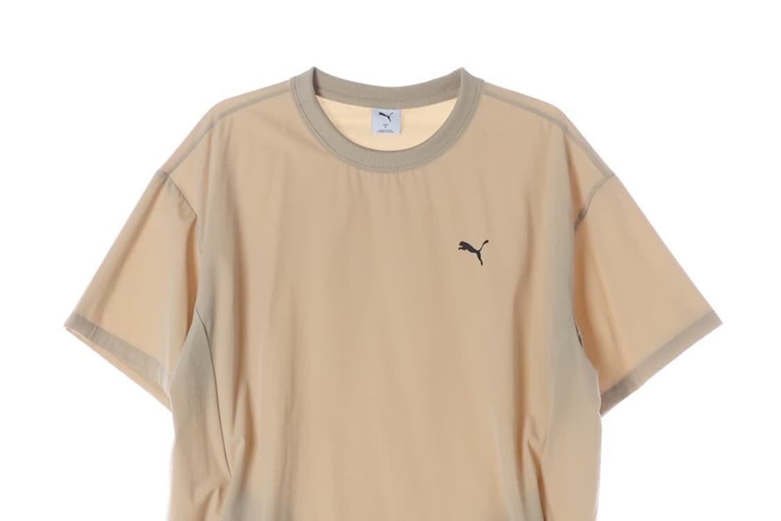 PUMA 우븐 스트레치 캣 로고 반팔 티셔츠 XL 상품이미지3