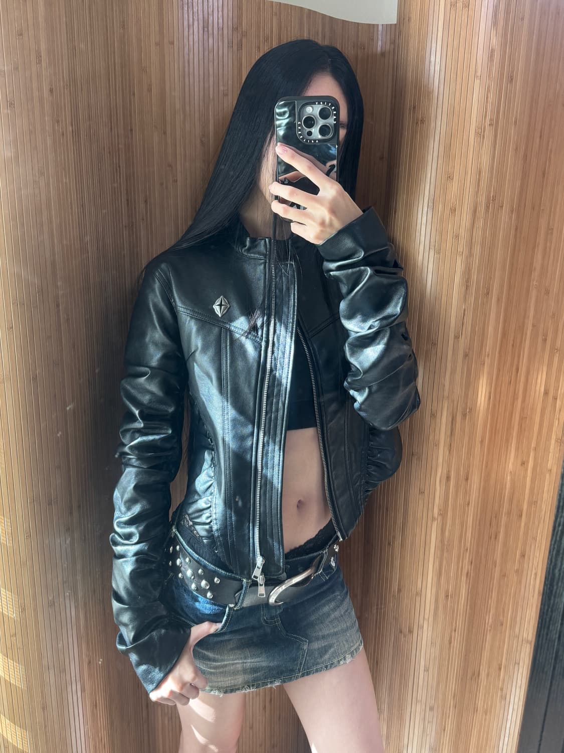 배드블러드 레더 자켓 상품이미지1