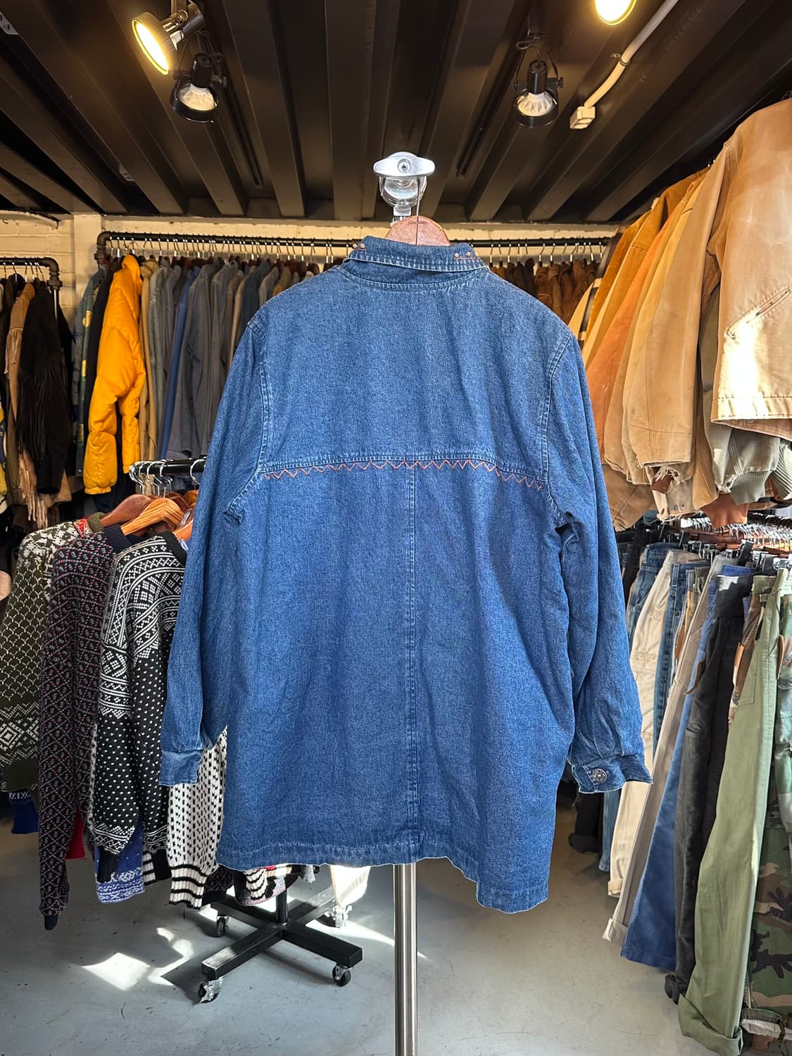 Unknown 오리엔탈 아즈텍 에스닉 데님 자켓 상품이미지2