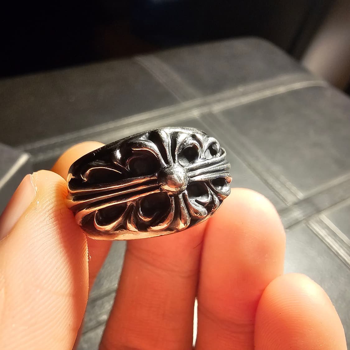 크롬하츠 플로랄크로스링 상품이미지3