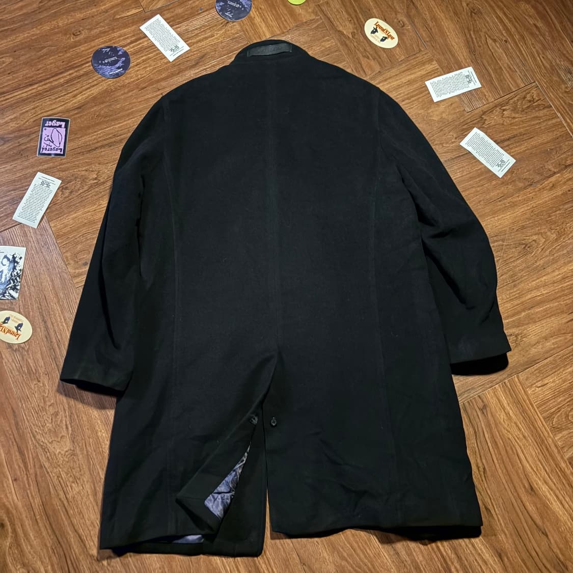 Givenchy high neck leather cashmere coat 상품이미지6