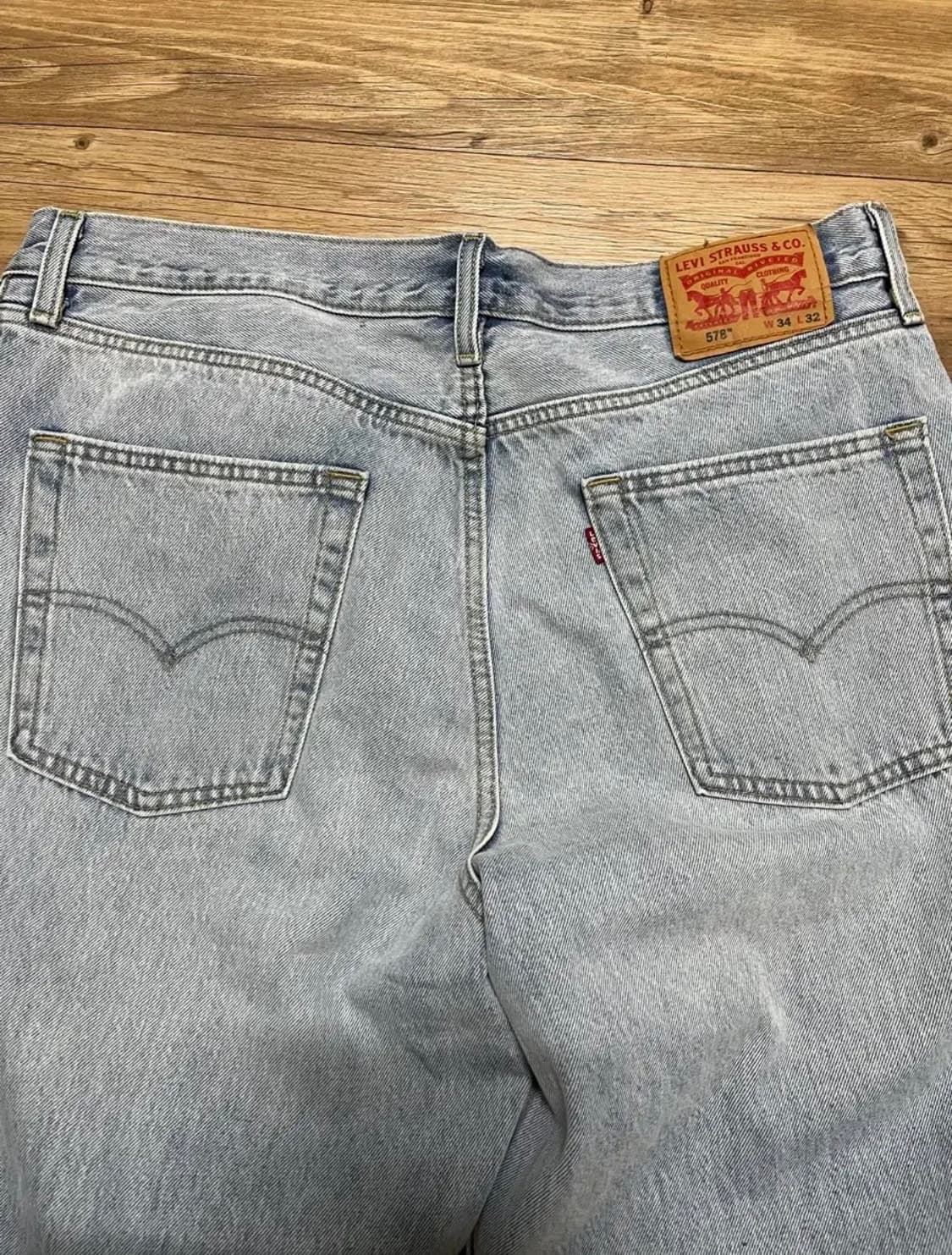 리바이스 578 배기진 연청 상품이미지2