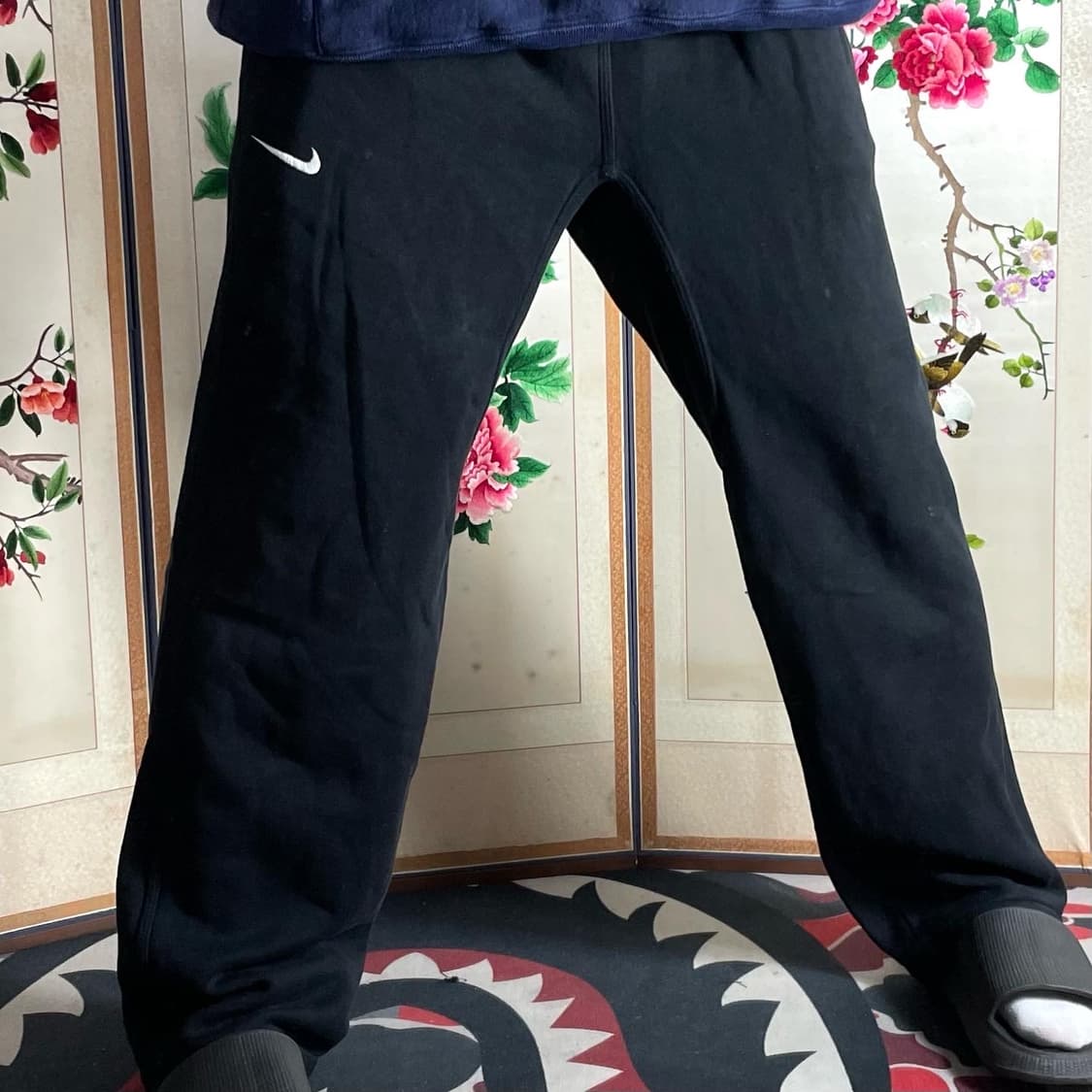 나이키 블랙 스탠다드 츄리닝 팬츠 상품이미지1