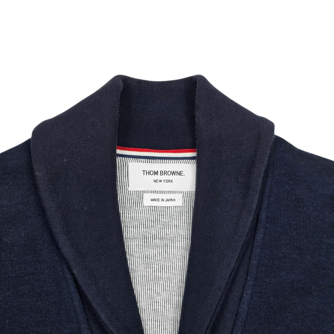 톰브라운 숄카라 코튼 가디건 상품이미지5