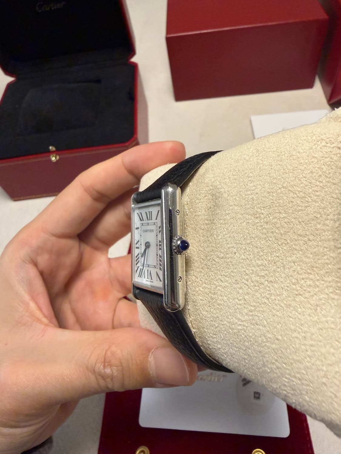 까르띠에 탱크 머스트 라지 스틸 상품이미지2