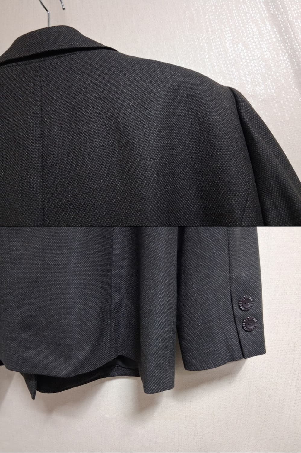 Leilian 춘추 순모울 정장 슈트 셋업 순모바지정장세트 새상품상태 L 상품이미지6