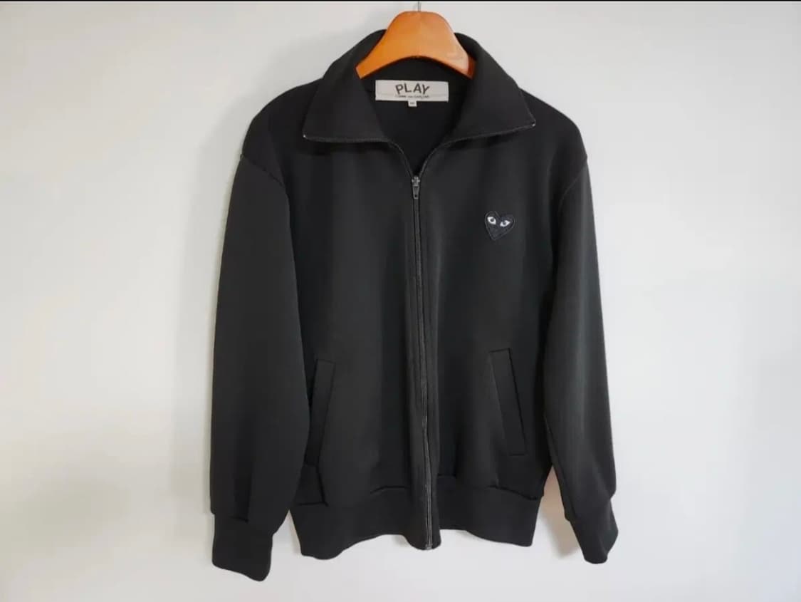 꼼데가르송 블랙와펜 백로고 남성 집업(정품) 상품이미지1