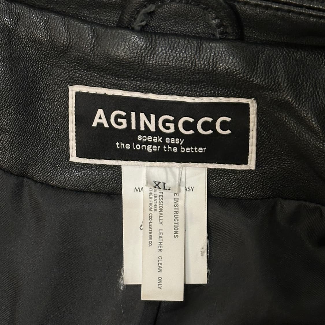 AGING CCC 양가죽 자켓 (XL) 105 싱글 라이더 자켓 상품이미지8