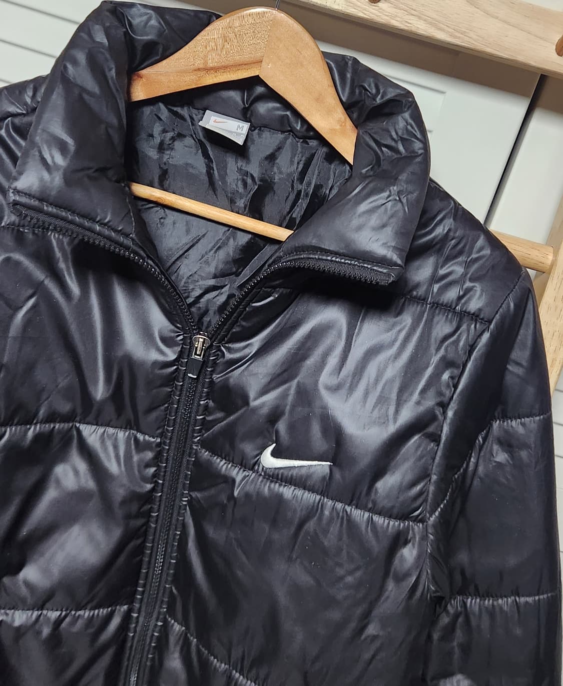 니이키 블랙 경량 점퍼 자켓 상품이미지4