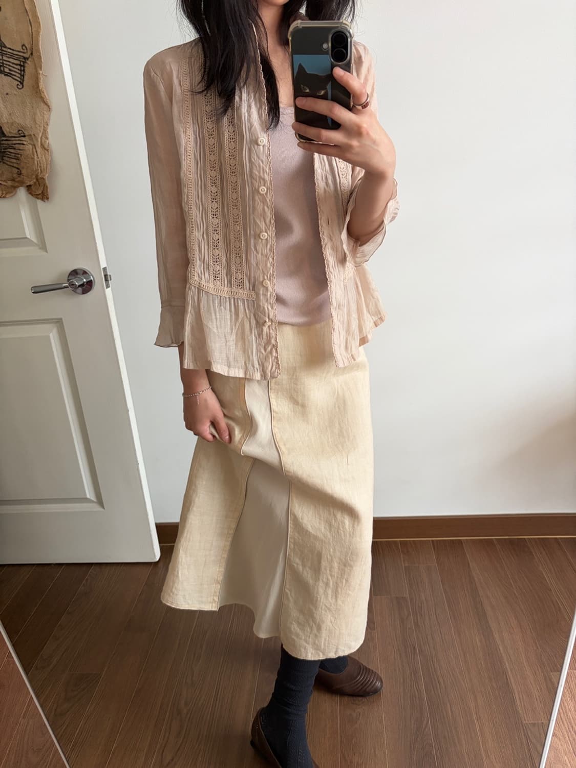 sheer blouse 상품이미지4