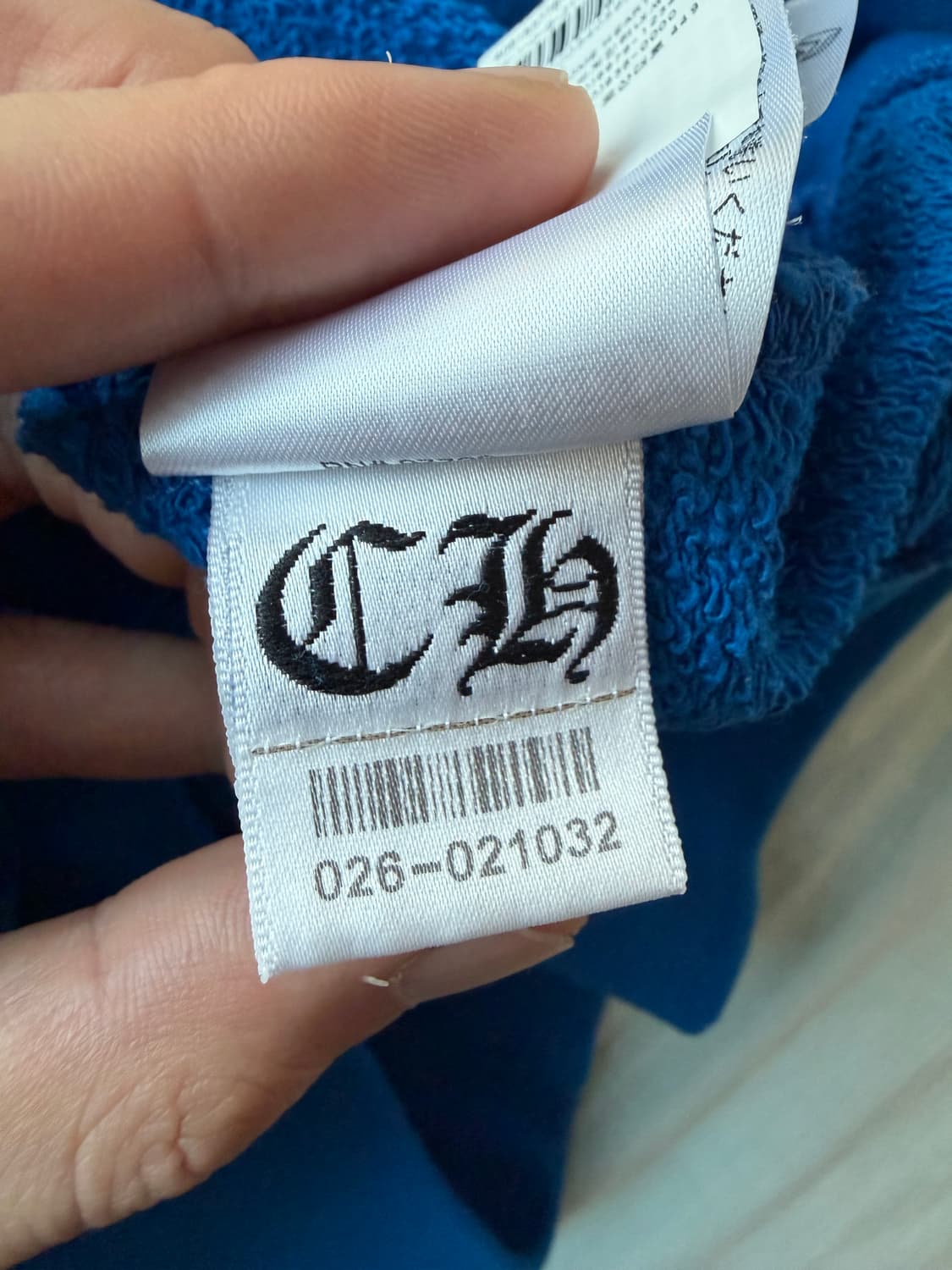 [L] 크롬하츠 매티 보이 스페이스 크루넥 스웨트셔츠 블루 상품이미지7