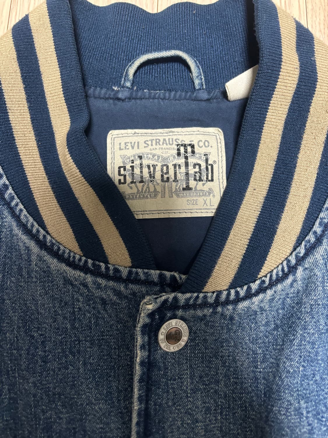 리바이스 실버탭 데님 바시티 자켓 상품이미지2