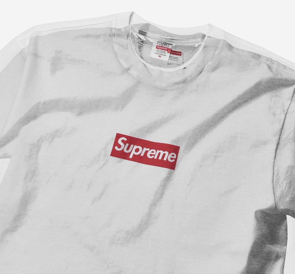 [XL] 슈프림 x MM6 마르지엘라 박스로고 화이트 상품이미지3