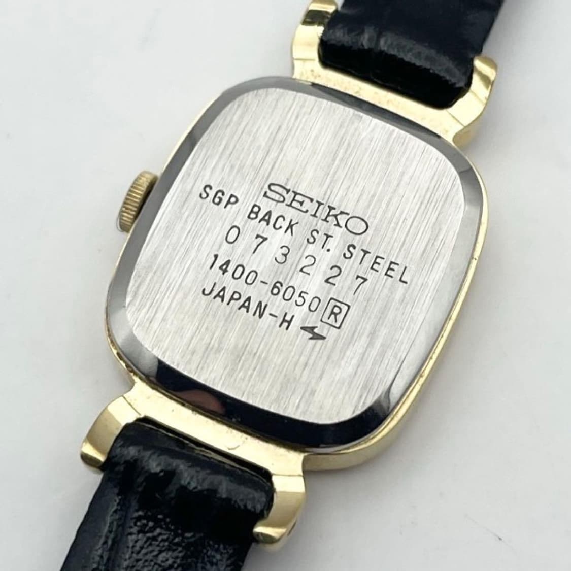 [정품/정비완료/극미품] 세이코 탱크스타일 골드 스퀘어 상품이미지6