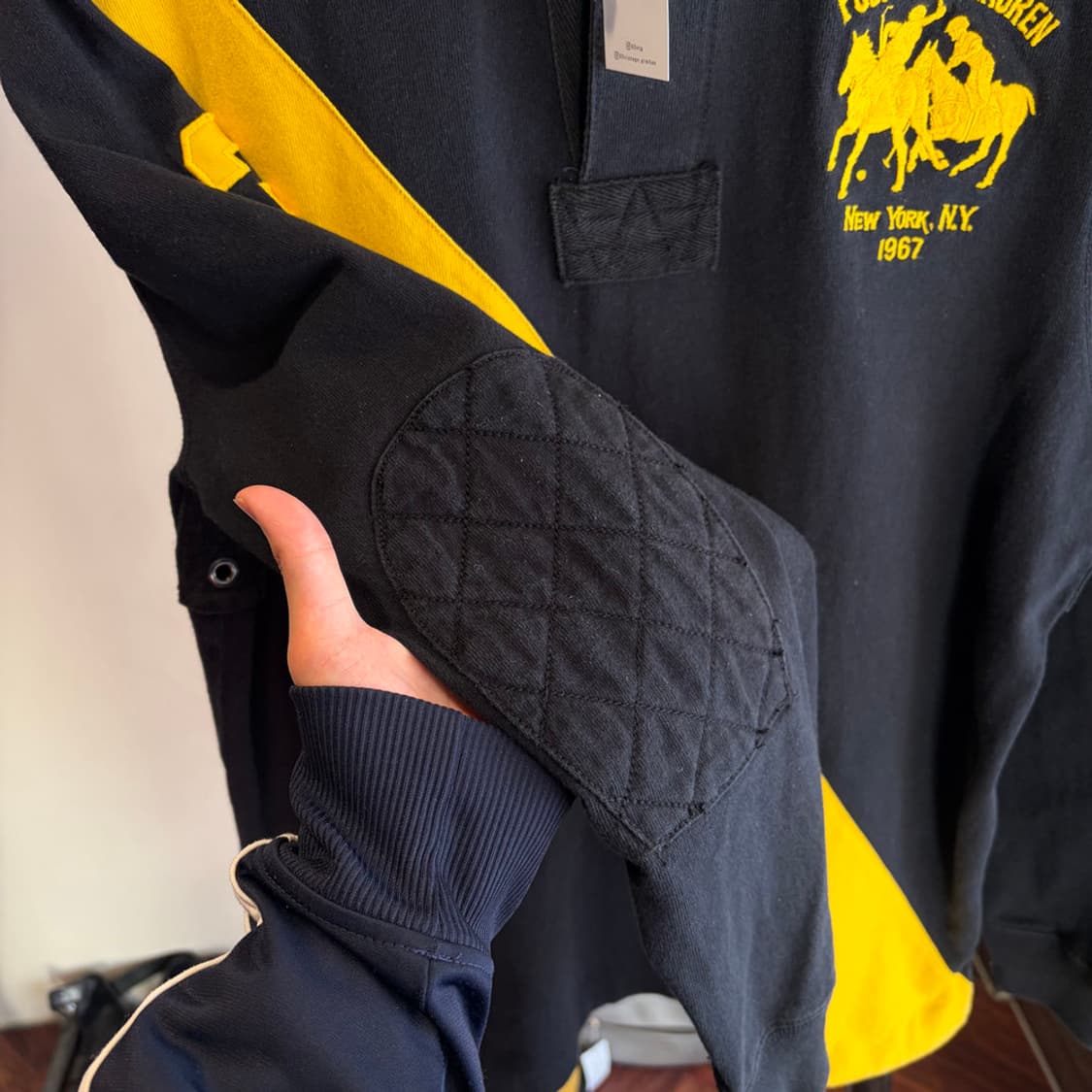 16095 - 폴로 랄프로렌 블랙 빅로고 럭비티 상품이미지6