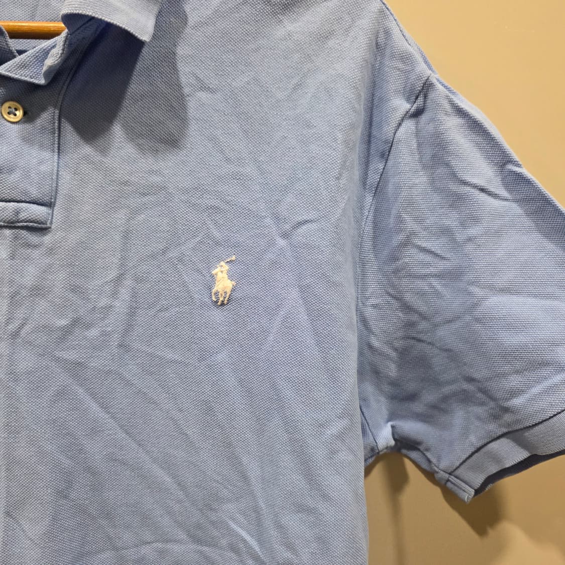 폴로 랄프로렌 PK 카라 반팔 티셔츠 (하늘색) 상품이미지3