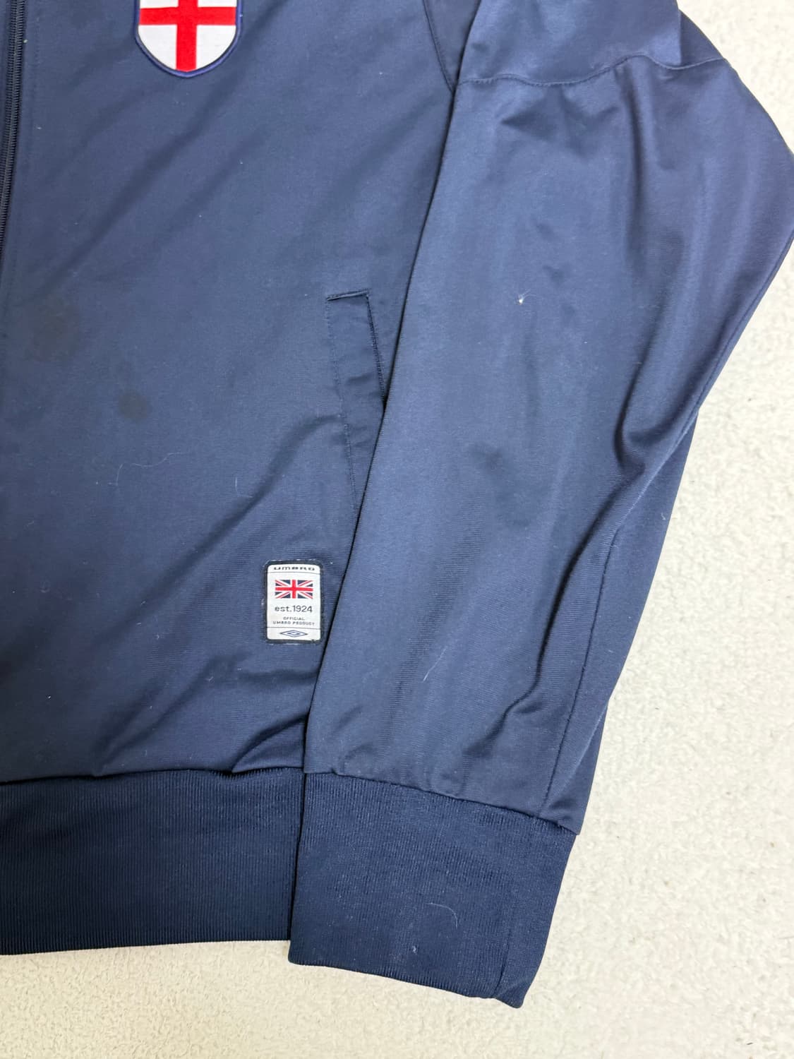 엄브로 잉글랜드 축구 트랙 자켓 네이비 110 상품이미지4