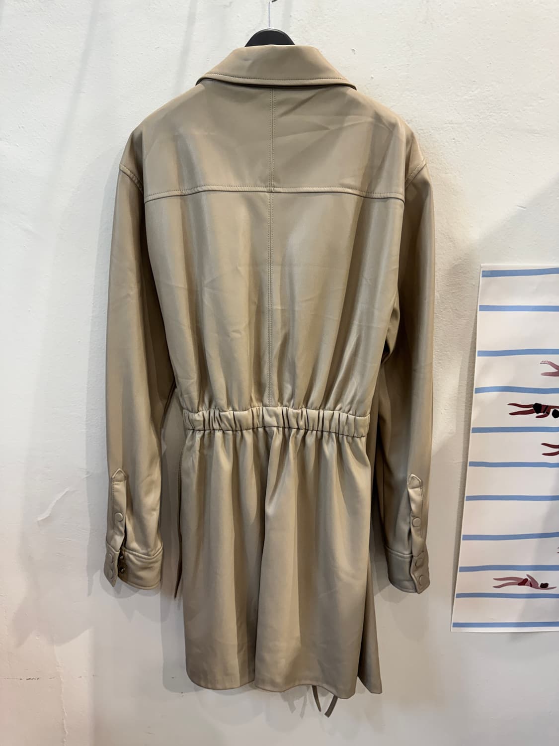 zara 페이크레더 랩 원피스 상품이미지7