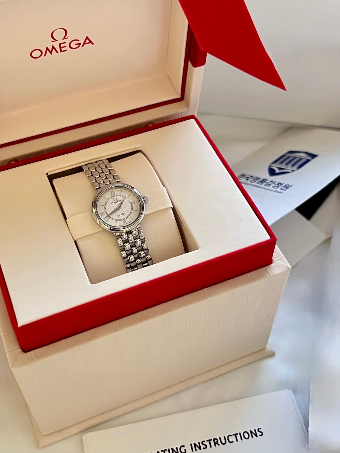 오메가 드빌 프레스티지 여성 시계 / 정품감정 . 케어 상품이미지9